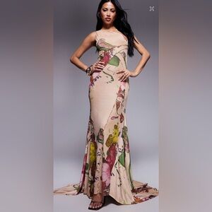 ASOS Multicolor Floral Maxi Dress